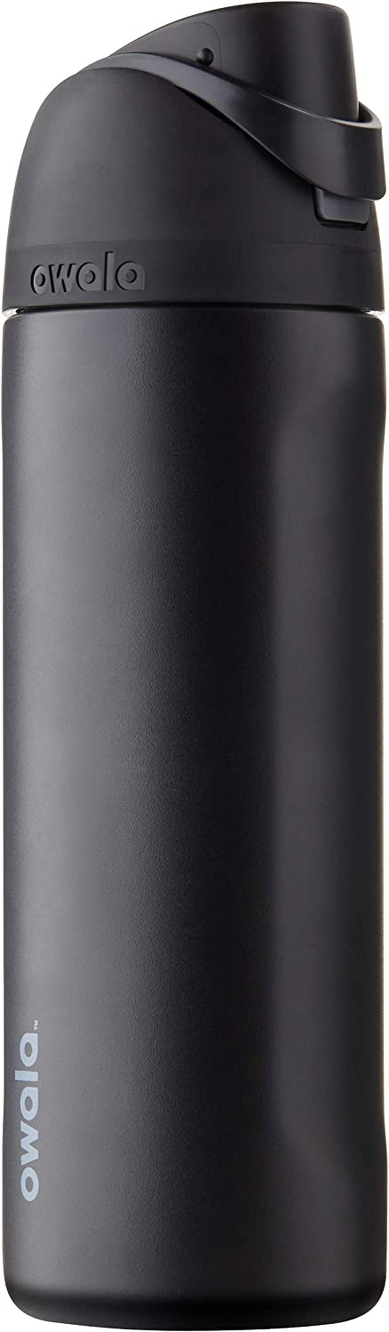 Owala Freesip Stainless Steel Water Bottle 24 Oz Very, Very Dark