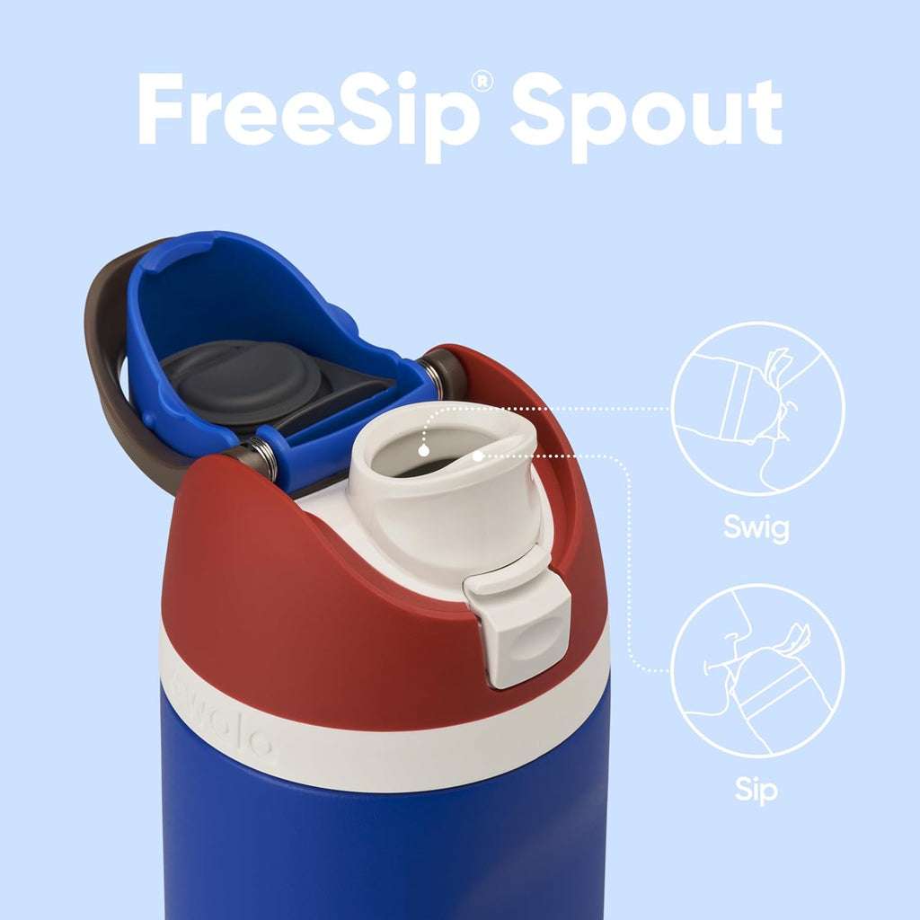 Owala Marvel Freesip Stainless Steel Water Bottle 24 Oz Captain America