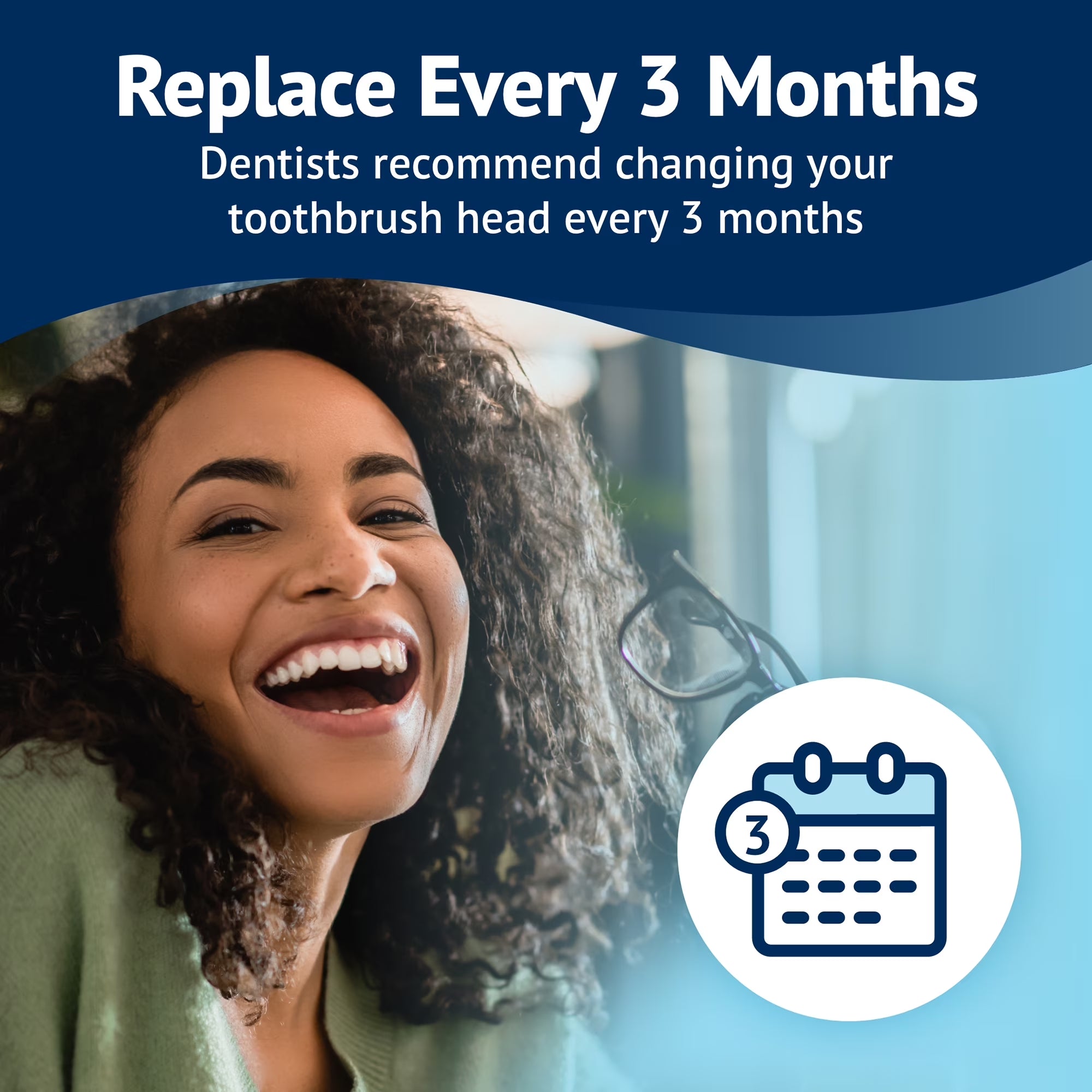 Advanced Dual Action Battery-Powered Electric Toothbrush with 2 Replacement Heads, White
